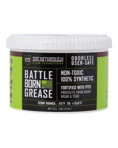 Battle Born Grease w/ PTFE, 1-Pound Tub, Clear