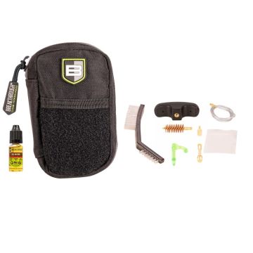 Breakthrough Clean Technologies Badge Series Pull-Through Cleaning Kit w/ Molle Pouch, 12 Gauge