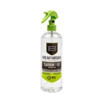 Breakthrough Clean Technologies Heavy Carbon Remover - Gun Barrel and Bore Cleaner - All Purpose Degreaser - Perfect for Handguns and Rifles - 16oz Bottle, Clear
