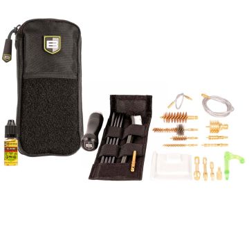 Breakthrough Clean Technologies Badge Series Rod & Pull-Through Cleaning Kit, 5.56 / 9mm / 12 Gauge