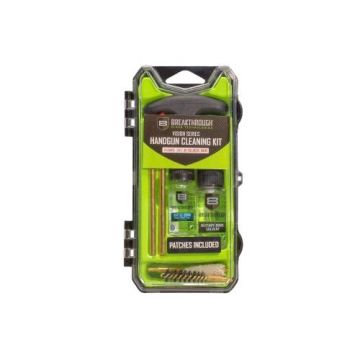 Breakthrough Clean Technologies Vision Series Pistol Cleaning Kit, 357, .38 Caliber & 9mm, Multi-Color