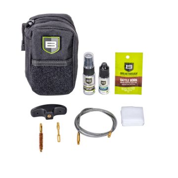Breakthrough Clean Technologies Compact Pull Through (COP) Gun Cleaning Kit, 243 Caliber & 6mm, Multi-Color