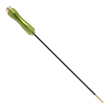 12" Carbon Fiber Cleaning Rod w/ Rotating, Ergonomic Aluminum Handle, .22 thru 50 Caliber & 5mm, 8-32 Threads, Multi-Color