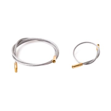 Nylon Coated Steel Cable Set, 8" & 33"L, 2-Cables