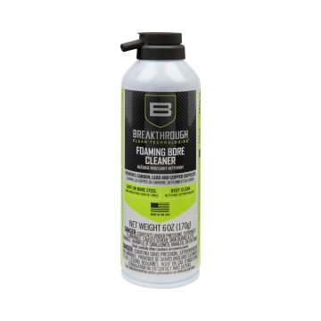 Aerosol Foaming Bore Cleaner, 6oz, Clear