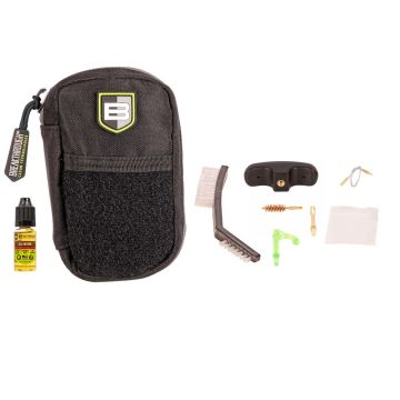 Badge Series Pull-Through Cleaning Kit w/ Molle Pouch, 40 Caliber