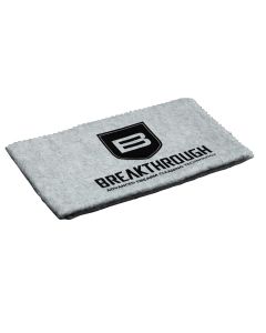 Breakthrough Clean Technologies Weather-Proof Cotton Silicon Gun Cloth, 14" x 12", Gray