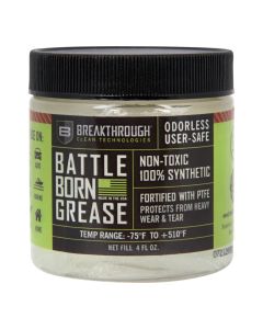 Breakthrough Clean Technologies Battle Born Grease w/ PTFE, 4oz Jar, Clear