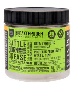 Breakthrough Clean Technologies Battle Born Grease w/ PTFE, 4oz Jar, Clear