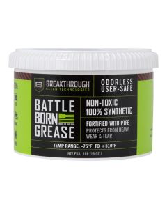 Breakthrough Clean Technologies Battle Born Grease w/ PTFE, 1-Pound Tub, Clear