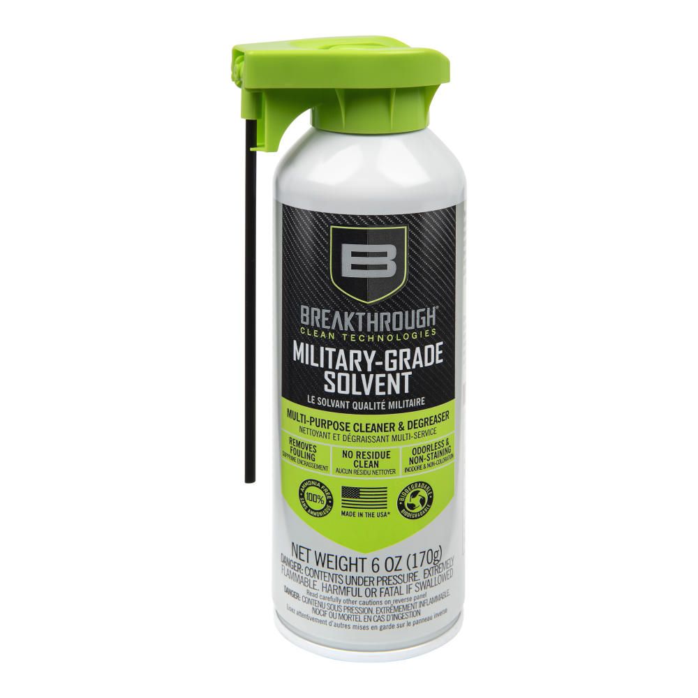 NEW Breakthrough Clean Technologies Aerosol Military-Grade Solvent, 6oz,  Clear