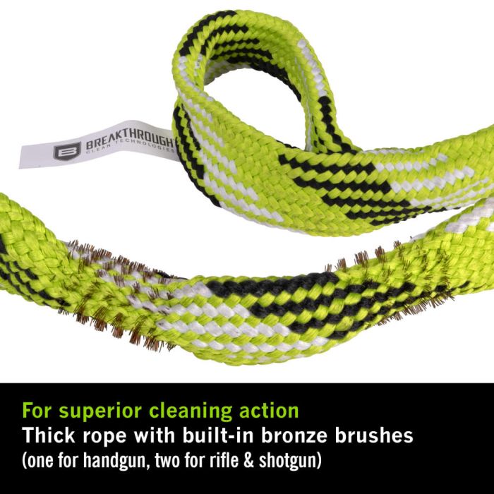 Breakthrough Clean Technologies Handgun Battle Rope 2.0 w/ EVA Case, .35, .38 Caliber & 9mm, Multi-Color