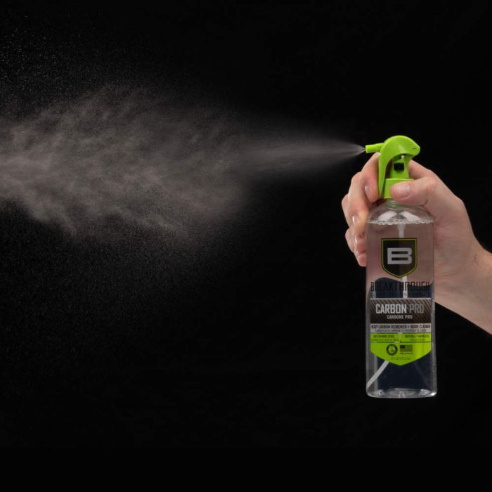Breakthrough Clean Technologies Heavy Carbon Remover - Gun Barrel and Bore Cleaner - All Purpose Degreaser - Perfect for Handguns and Rifles - 16oz Bottle, Clear